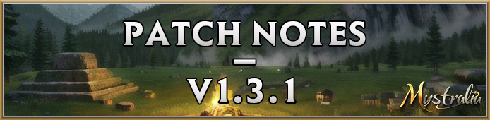 Patch Notes 1.3.1