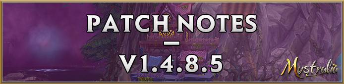 Patch Notes 1.4.8.5